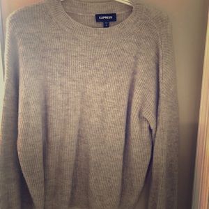 Express cream color sweater- long sleeve.